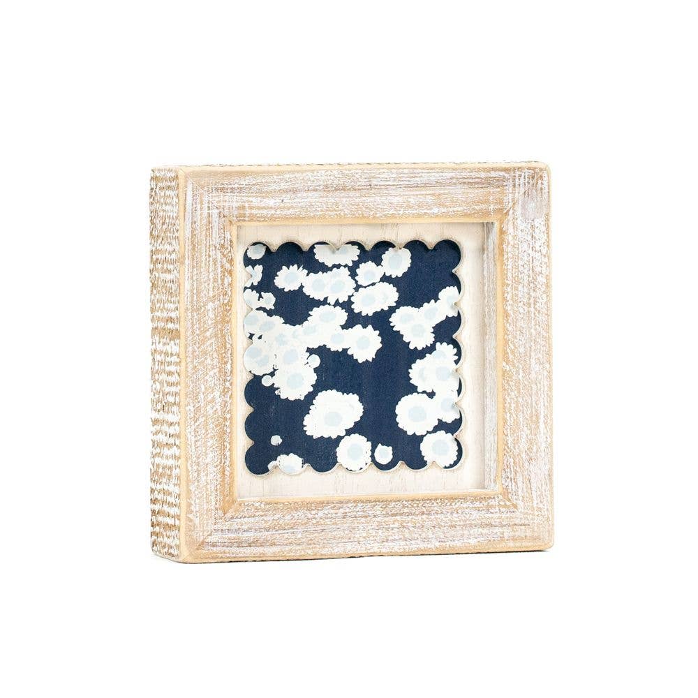 5x5 Wood Frame Sign (DAISIES)