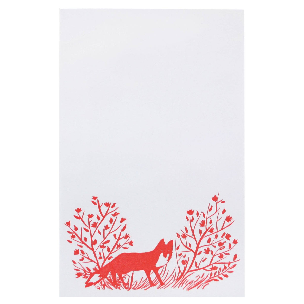 red fox on paper