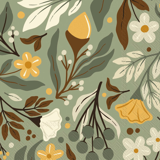 Autumn Acorn Paper Lunch Napkins