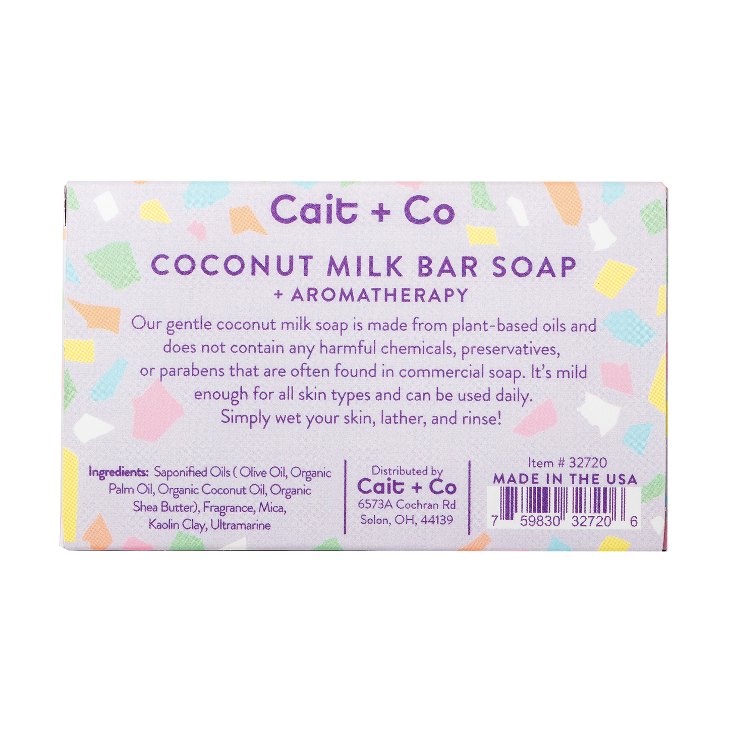 Amethyst Coconut Milk Bar Soap