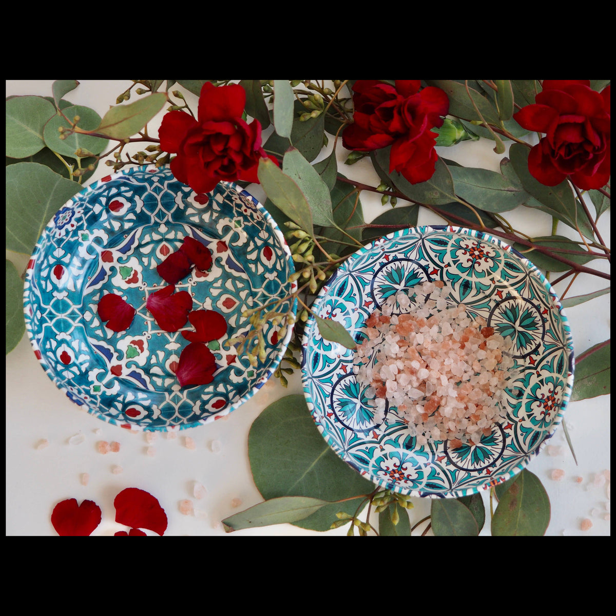 bowls with items in it 
