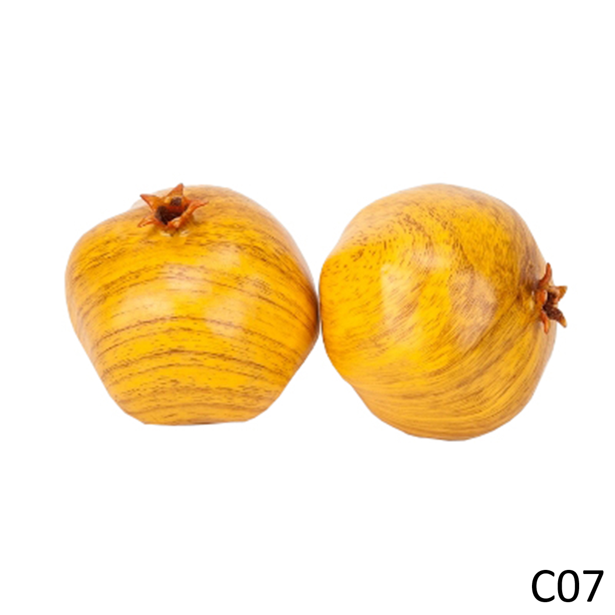 Faux Pomegranate Decorative Fruit