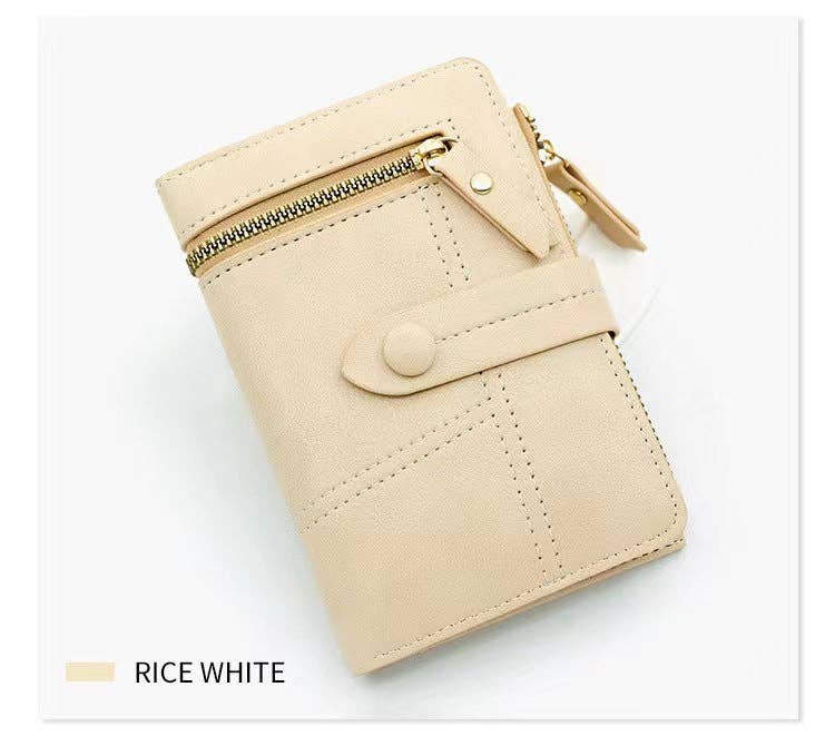 Simple Zip Card Cases Wallet - Multiple Colors