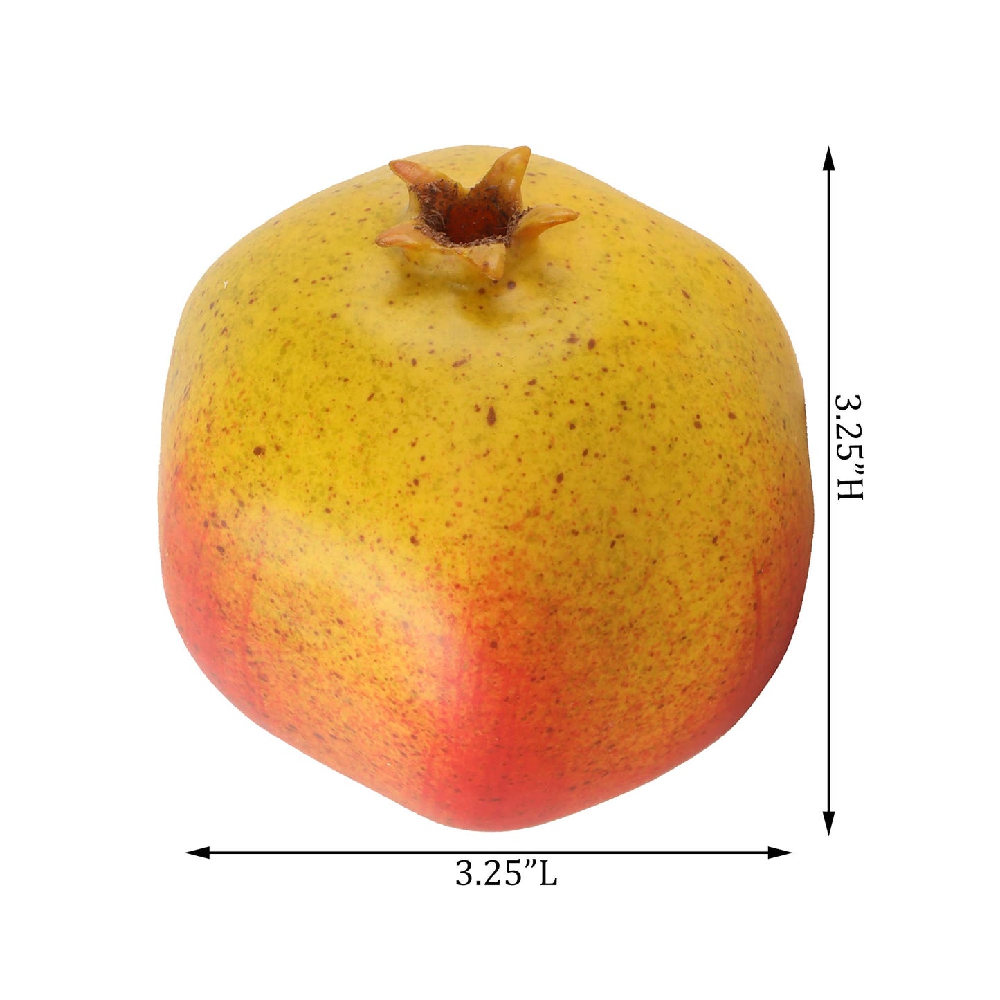 Faux Pomegranate Decorative Fruit