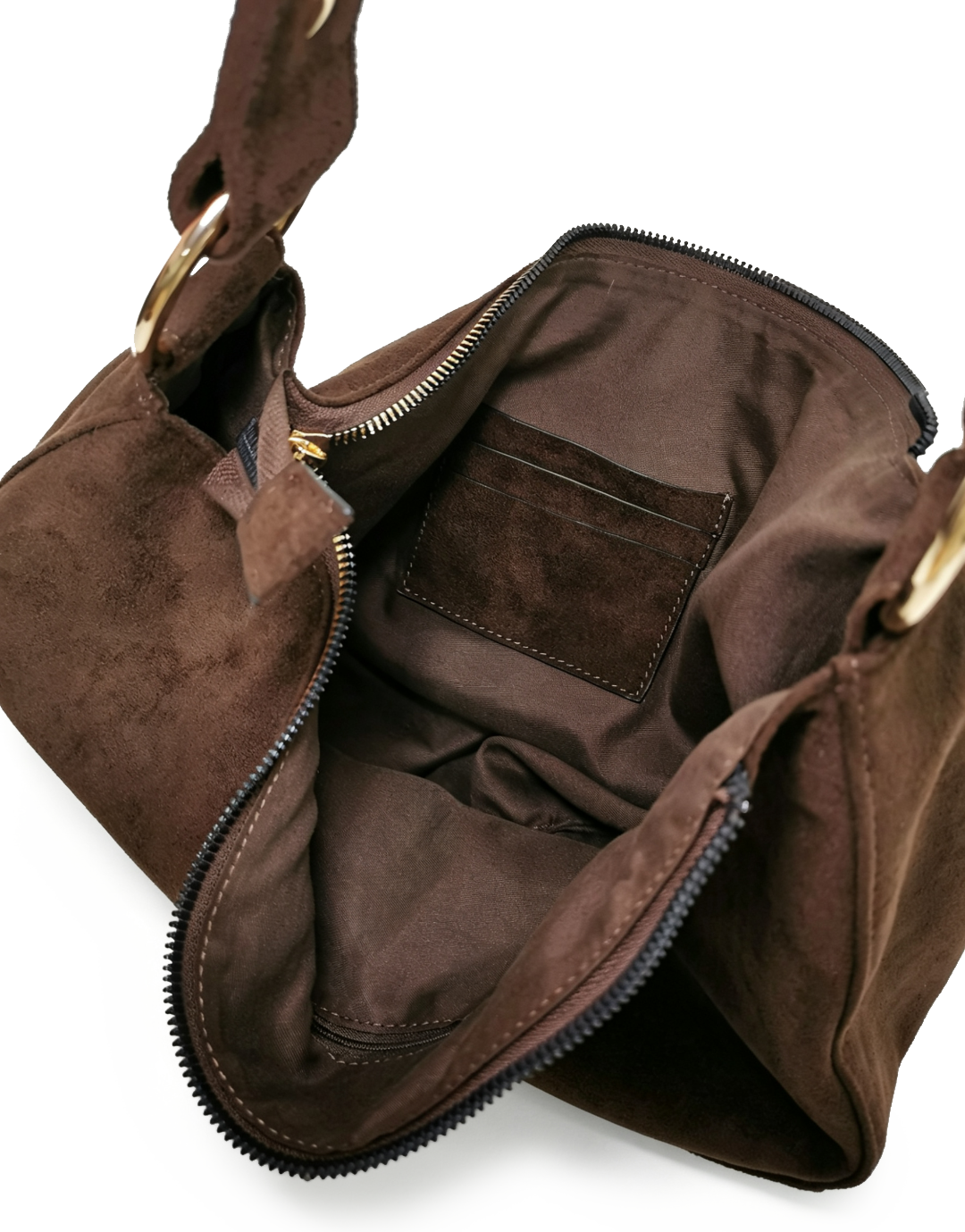 Faux Suede Shoulder Bag - Multiple Colors
