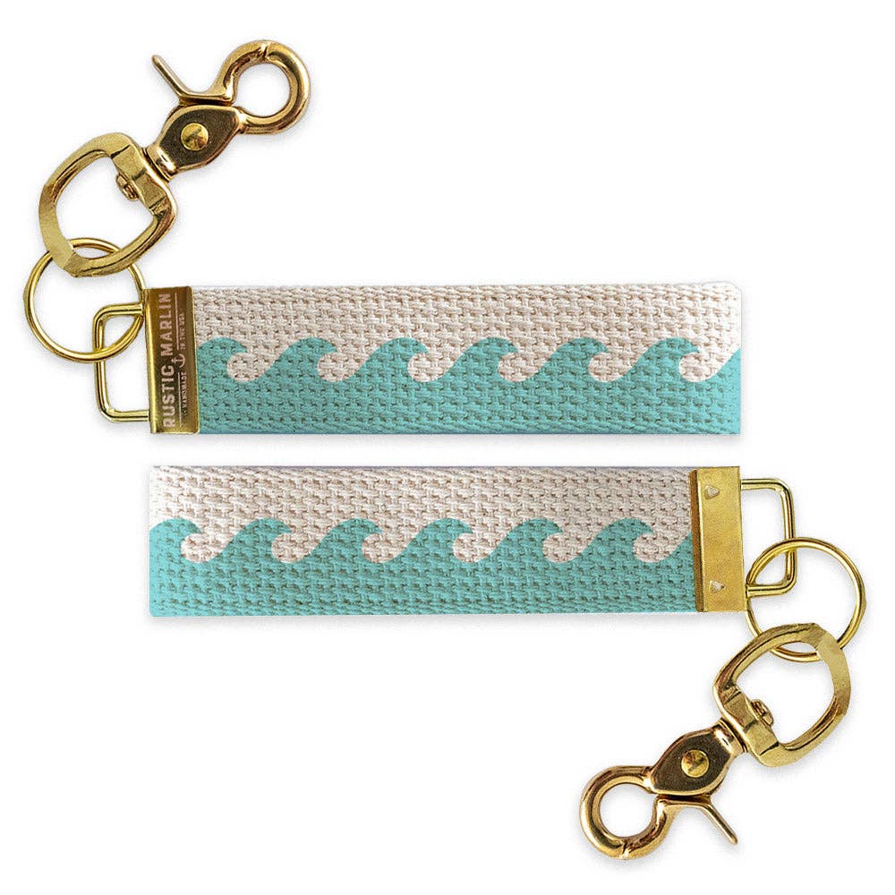 Waves Keychain | Coastal Keychain