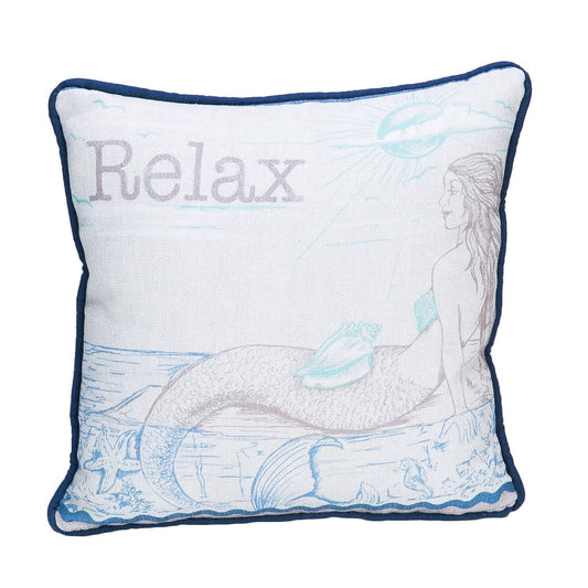 Mermaid Relax Throw Pillow