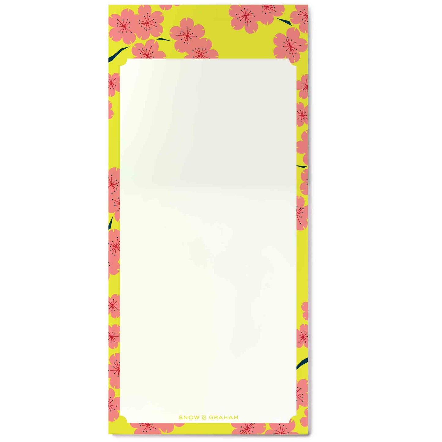 Bright Cherry Blossom List Pad