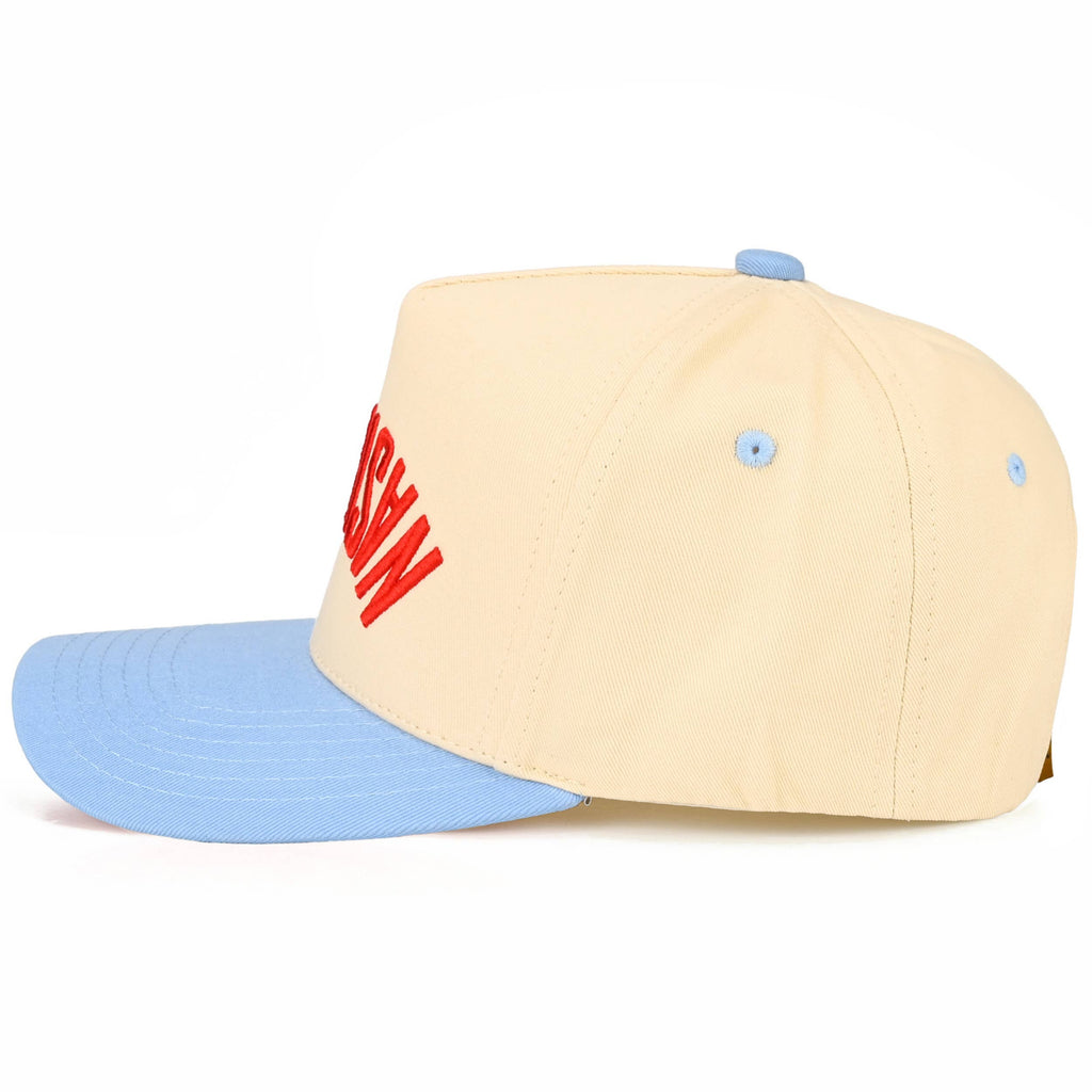 NASHVILLE Embroidered Letter Two Tone Trucker Hat