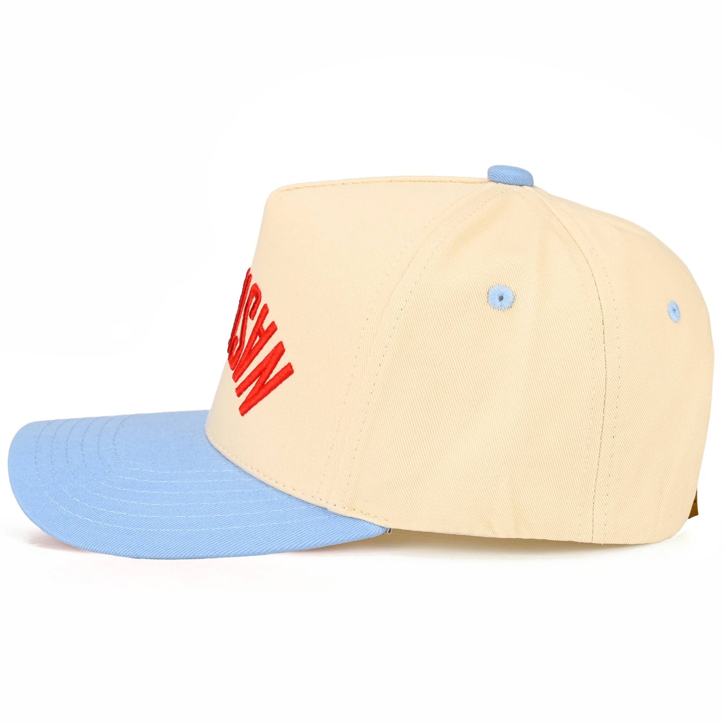 NASHVILLE Embroidered Letter Two Tone Trucker Hat