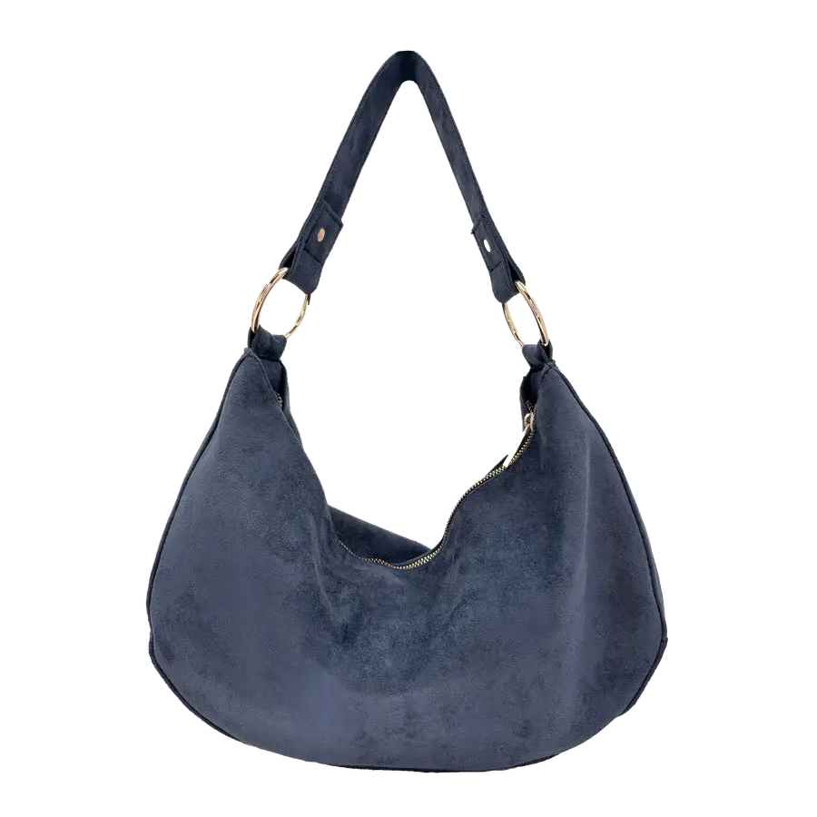 blue shoulder bag
