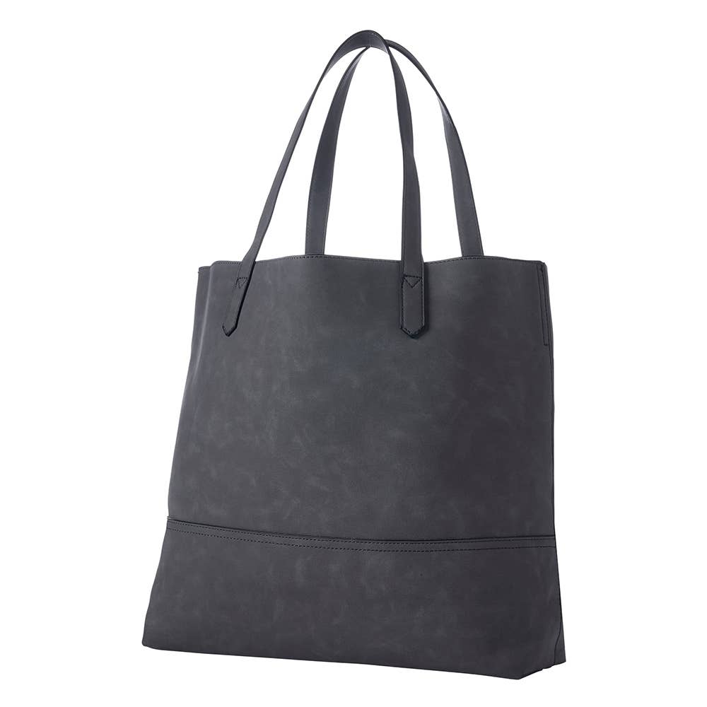 Faux Suede Tote Bag - Multiple Colors