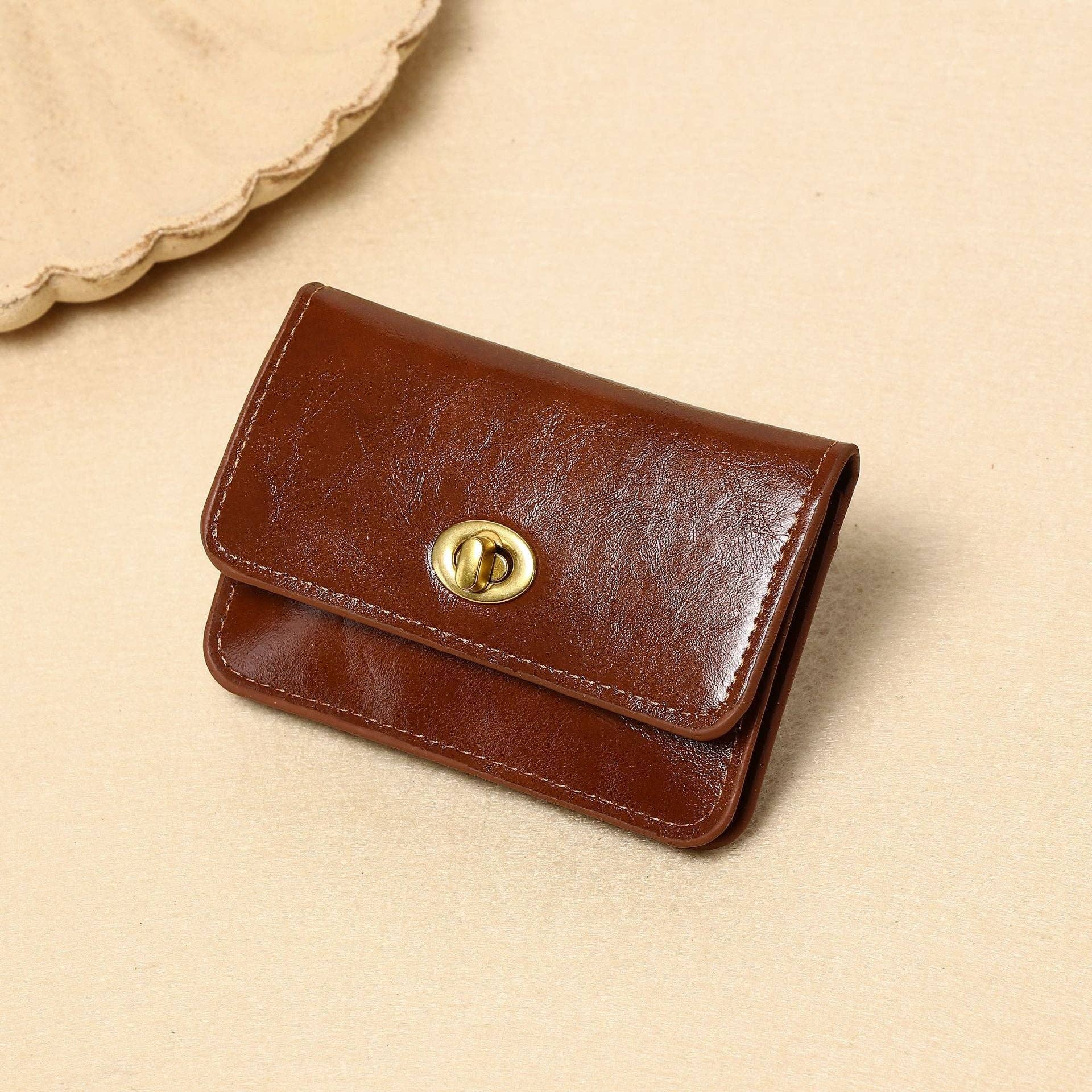 Vintage Solid Color Card Cases Wallets DP25C652