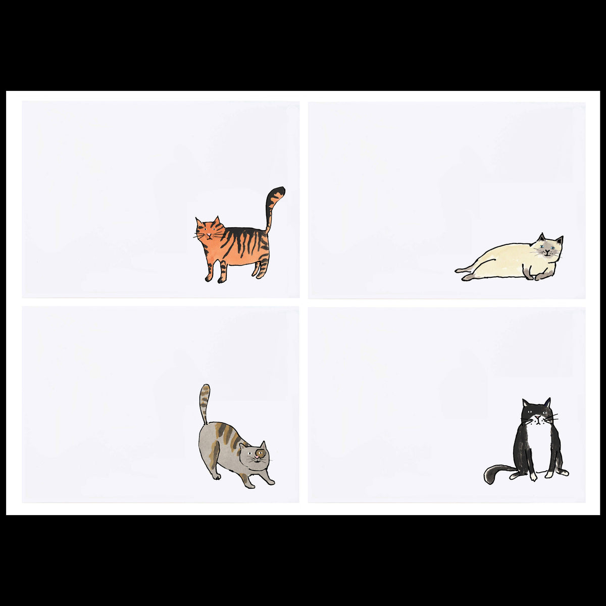 sample card designs of cats