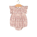 Baby Bouquet Flutter Sleeve Short Romper