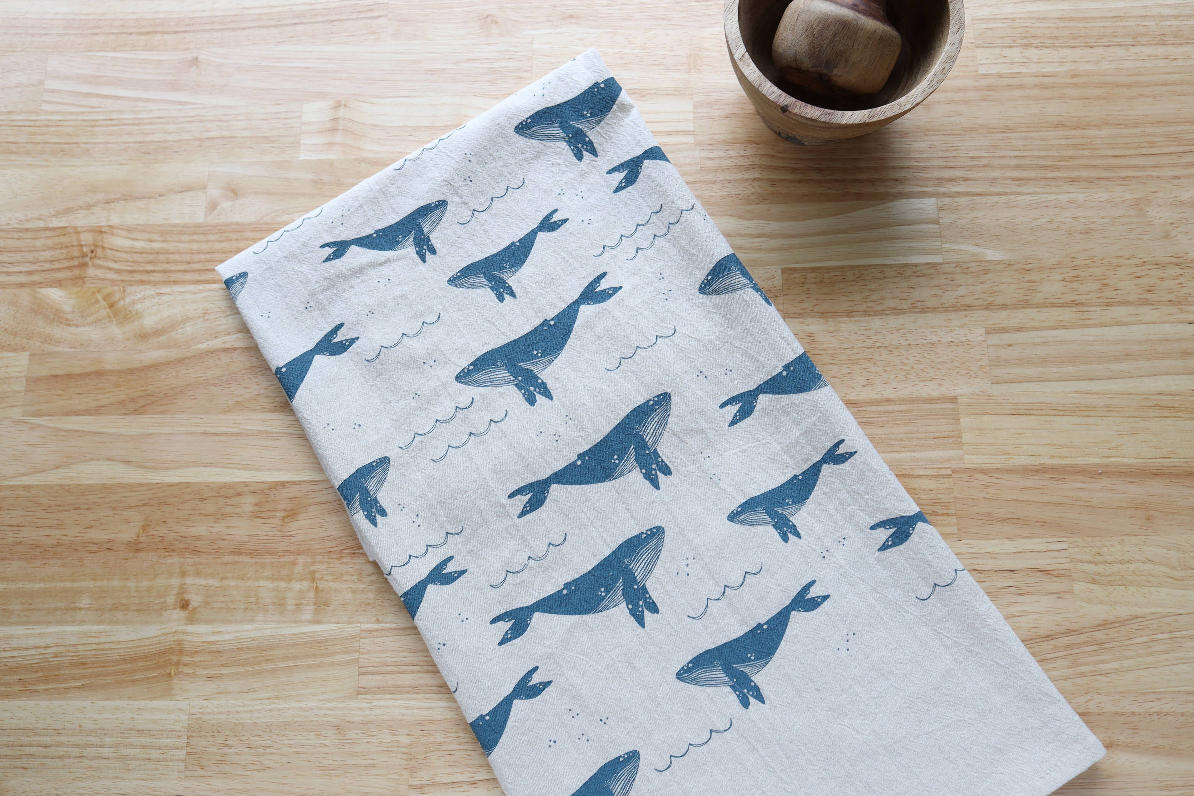 Whale Kitchen Towel