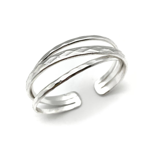 Silver Adjustable Cuff